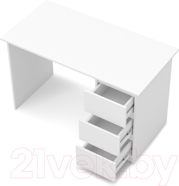 Изображение товара Письменный стол MySTAR Сноули 3я ИВ-121.13 (белый)