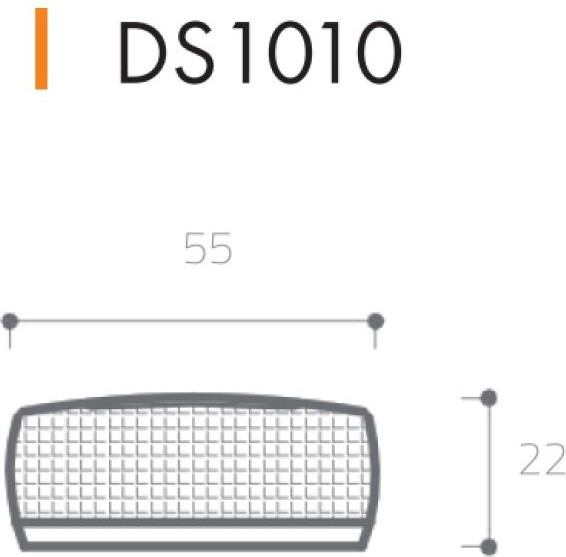 Изображение товара Ограничитель дверной System DS1010 AL315 (белый матовый)