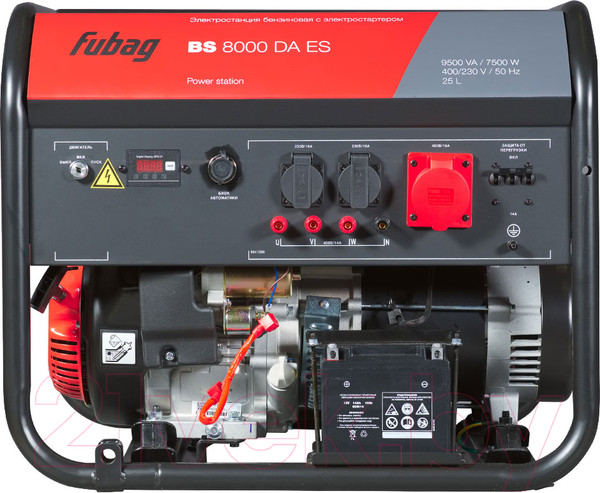 Изображение товара Бензиновый генератор Fubag BS 8000 DA ES / 641088