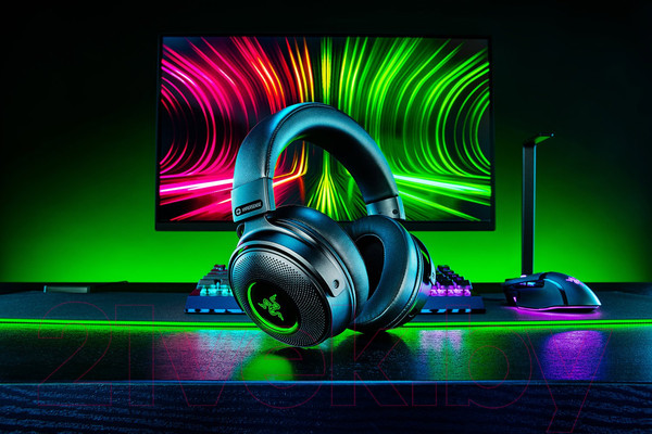 Изображение товара Наушники-гарнитура Razer Kraken V3 Pro / RZ04-03460100-R3M1