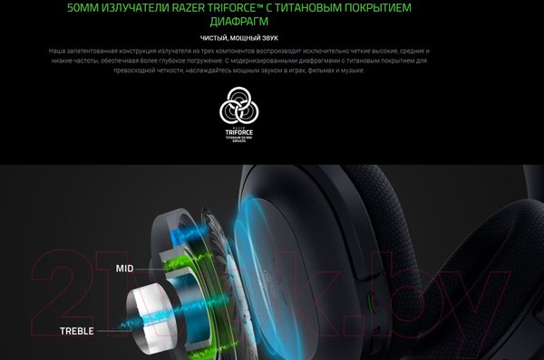 Изображение товара Беспроводные наушники Razer Barracuda / RZ04-03790100-R3M1