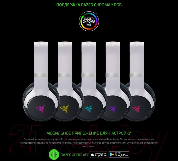 Изображение товара Наушники-гарнитура Razer Kaira Pro для PlayStation / RZ04-04030100-R3M1