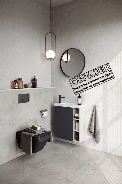 Изображение товара Тумба с умывальником Aqwella Alba / ALB0106LLS + ALB0706WM