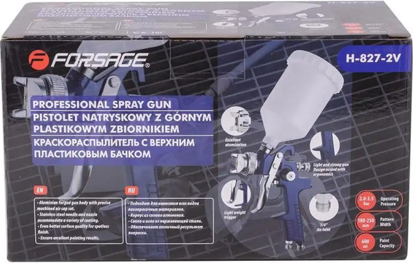 Изображение товара Пневматический краскопульт Forsage F-H-827-2V(52247)