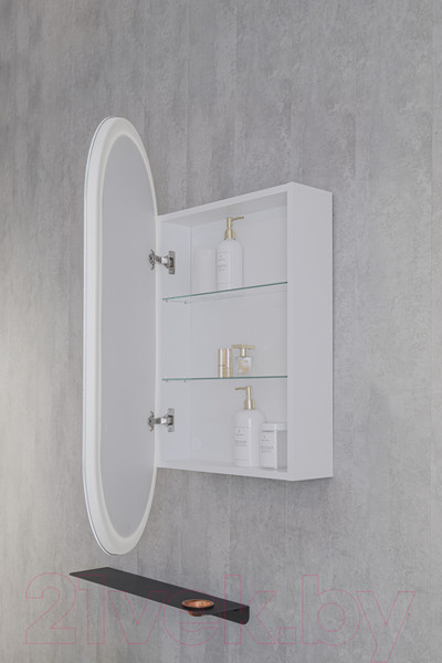 Изображение товара Шкаф с зеркалом для ванной Silver Mirrors Soho 50x100 / LED-00002515