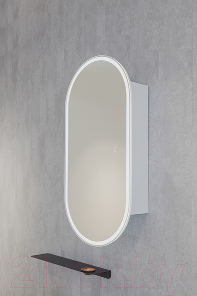 Изображение товара Шкаф с зеркалом для ванной Silver Mirrors Soho 50x100 / LED-00002515