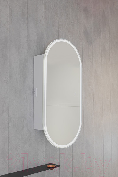 Изображение товара Шкаф с зеркалом для ванной Silver Mirrors Soho 50x100 / LED-00002515