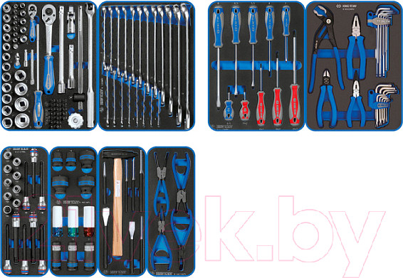 Изображение товара Универсальный набор инструментов King TONY 9G35-152MRVD