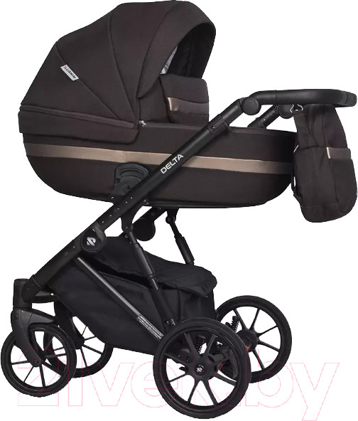 Изображение товара Детская универсальная коляска Riko Basic Delta 3 в 1 (04/темно-коричневый)