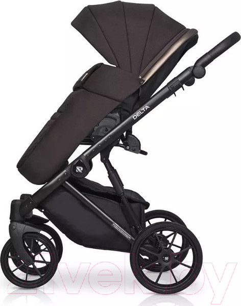Изображение товара Детская универсальная коляска Riko Basic Delta 3 в 1 (04/темно-коричневый)
