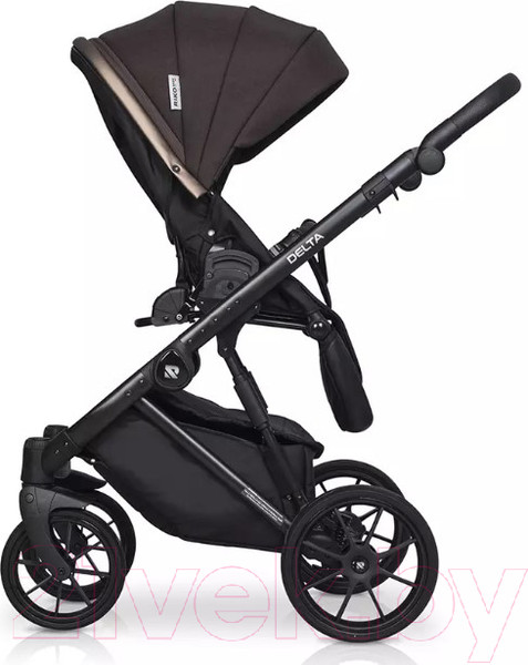 Изображение товара Детская универсальная коляска Riko Basic Delta 3 в 1 (04/темно-коричневый)