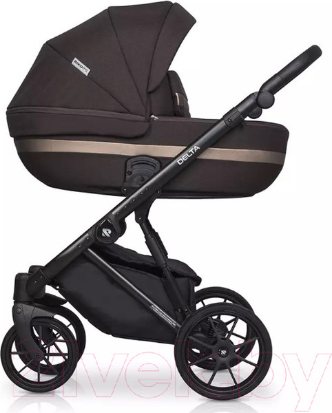 Изображение товара Детская универсальная коляска Riko Basic Delta 3 в 1 (04/темно-коричневый)