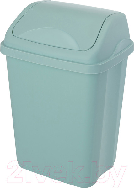 Изображение товара Мусорное ведро Эльфпласт Ultra ЕР588 (серо-голубой)