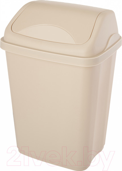 Изображение товара Мусорное ведро Эльфпласт Ultra ЕР591 (серо-бежевый)