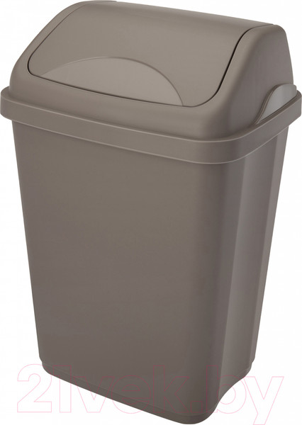 Изображение товара Мусорное ведро Эльфпласт Ultra ЕР591 (серо-коричневый)