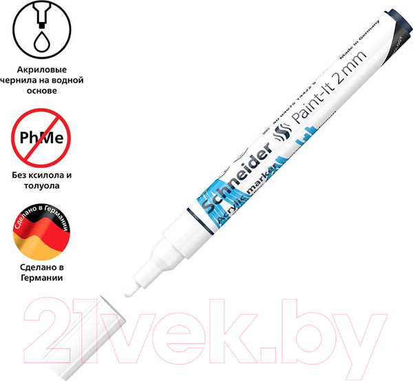 Изображение товара Маркер художественный Schneider Paint-It 310 / 120149 (белый)