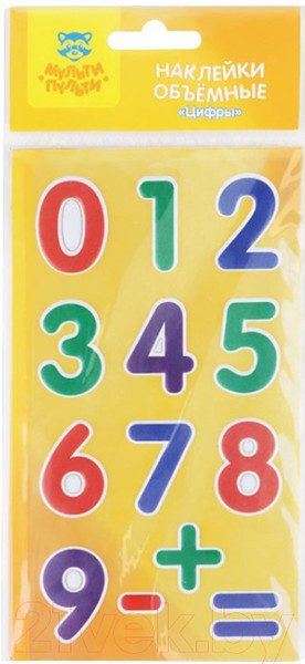 Изображение товара Набор наклеек Мульти-пульти Цифры / PS_39787