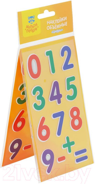 Изображение товара Набор наклеек Мульти-пульти Цифры / PS_39787