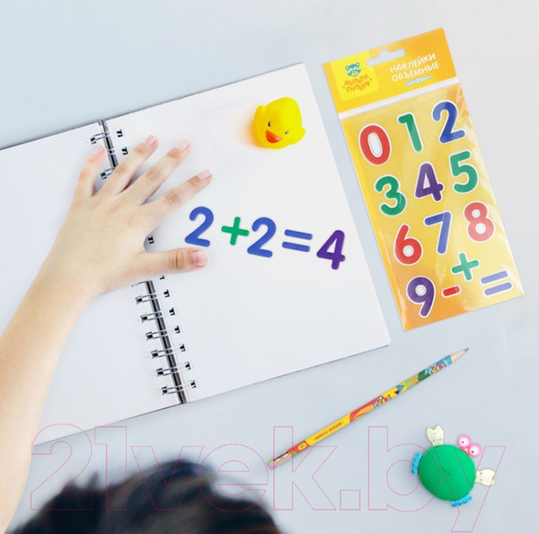 Изображение товара Набор наклеек Мульти-пульти Цифры / PS_39787