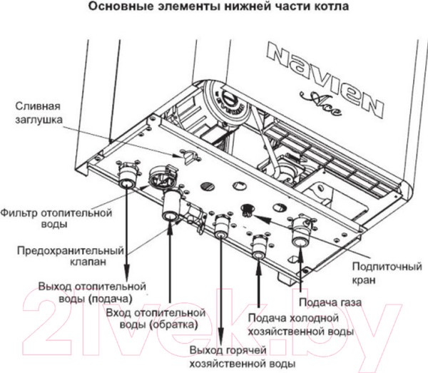 Изображение товара Газовый котел Navien ATMO-16AN