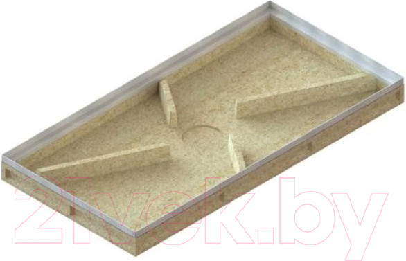 Изображение товара Поддон для решетки придверной Стандартпарк Полимербетонный ПД-100.50.08-П / 7158