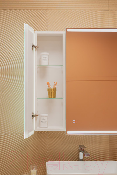 Изображение товара Шкаф с зеркалом для ванной Silver Mirrors Alliance 805x800 / LED-00002516