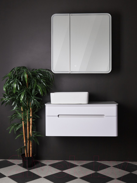 Изображение товара Шкаф с зеркалом для ванной Silver Mirrors Alliance 805x800 / LED-00002516