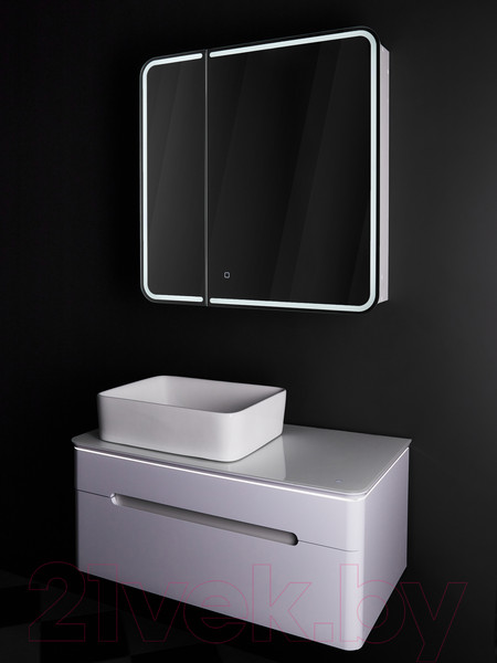 Изображение товара Шкаф с зеркалом для ванной Silver Mirrors Alliance 805x800 / LED-00002516