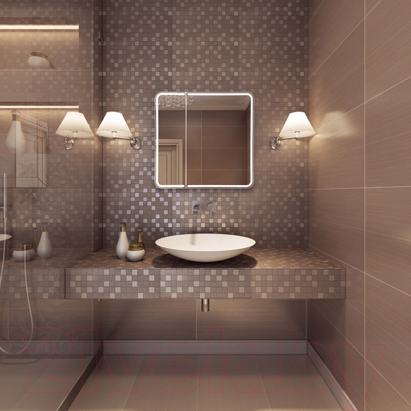 Изображение товара Шкаф с зеркалом для ванной Silver Mirrors Alliance 805x800 / LED-00002516