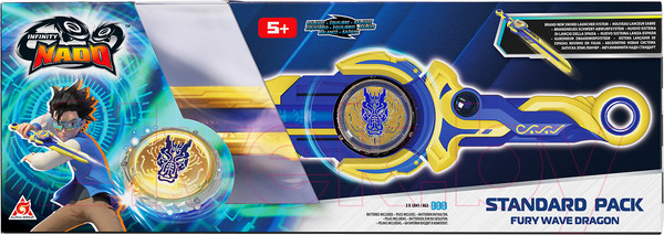 Изображение товара Игрушка детская Infinity Nado Волчок Эпик Лончер Стандарт Fury Dragon / 40597