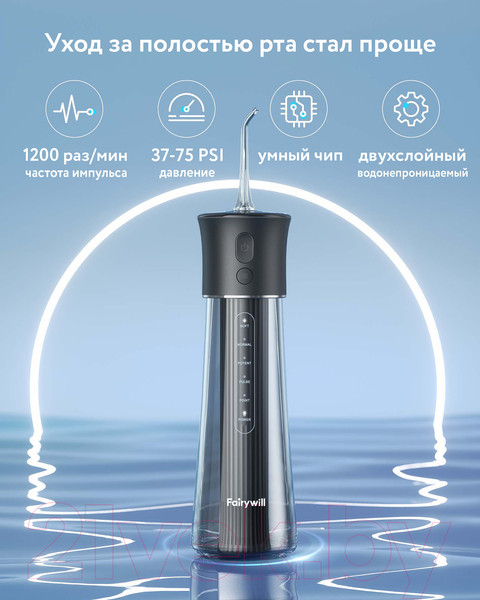 Изображение товара Ирригатор Fairywill F30 / 000024 (черный)