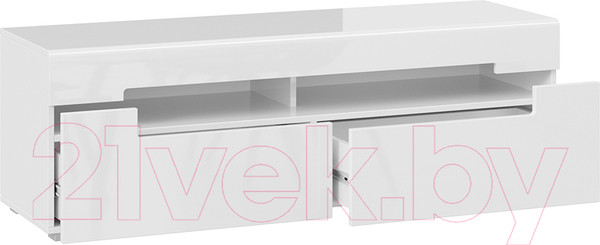 Изображение товара Тумба ТриЯ Фьюжн ТД-260.03.12 (белый глянец/белый)