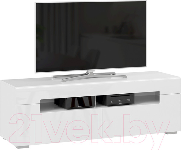 Изображение товара Тумба ТриЯ Фьюжн ТД-260.03.12 (белый глянец/белый)