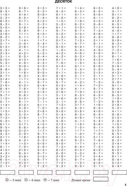 Изображение товара Учебное пособие АСТ 3000 новых примеров по математике. 1кл. Счет в пределах десятка (Узорова О., Нефедова Е.)