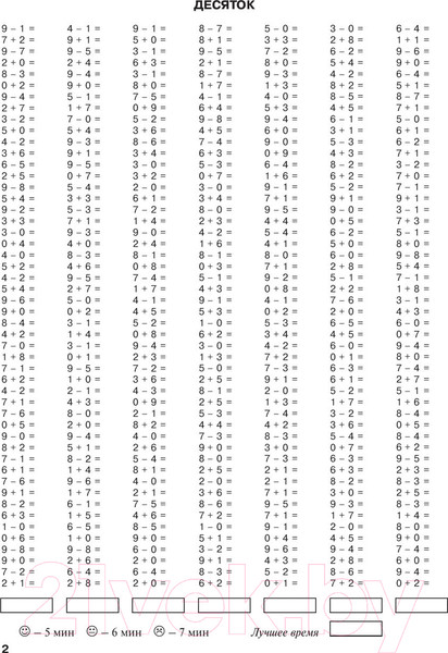 Изображение товара Учебное пособие АСТ 3000 новых примеров по математике. 1кл. Счет в пределах десятка (Узорова О., Нефедова Е.)