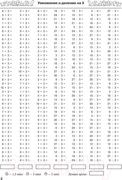 Изображение товара Учебное пособие АСТ 3000 новых примеров по математике. 3 класс (Узорова О., Нефедова Е.)
