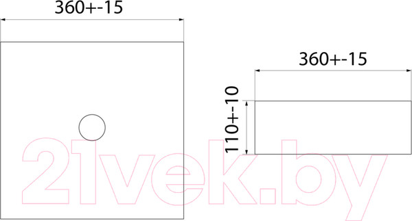 Изображение товара Умывальник IDDIS Slide SLIWS01i27