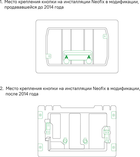 Изображение товара Кнопка для инсталляции IDDIS Uniglass UNG01BCi77