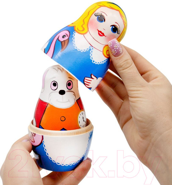 Изображение товара Матрешка сувенирная Брестская Фабрика Сувениров Алиса в Стране Чудес / 7133