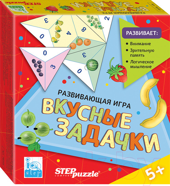 Изображение товара Развивающая игра Step Puzzle Вкусные задачки. Тримино / 76058