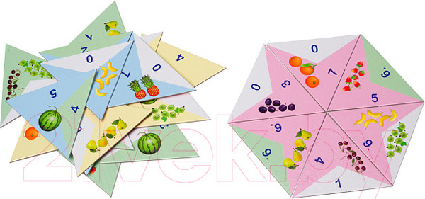 Изображение товара Развивающая игра Step Puzzle Вкусные задачки. Тримино / 76058