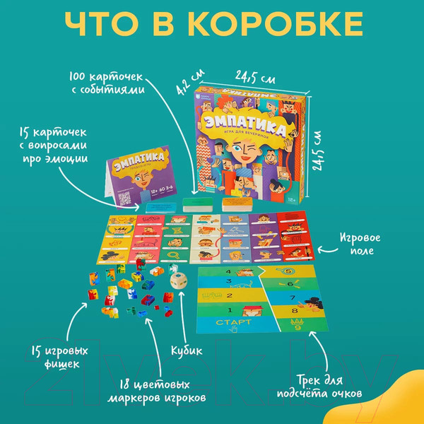 Изображение товара Настольная игра Простые правила Эмпатика / PP-70