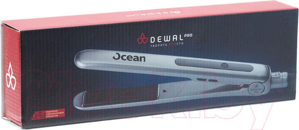 Изображение товара Выпрямитель для волос Dewal Ocean / 03-400 (серебристый)