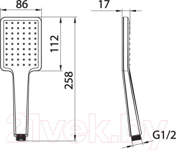 Изображение товара Лейка ручного душа IDDIS Slide SLI1F0Ci18