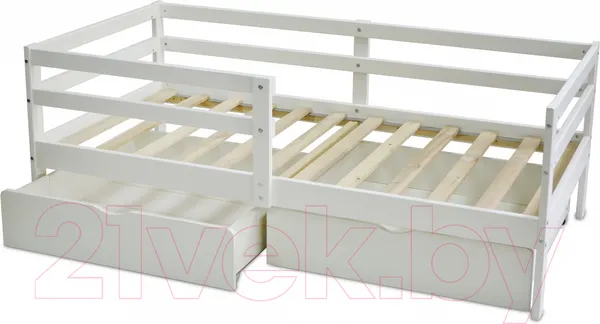 Изображение товара Кровать-тахта детская СКВ 80x160 / 672001 (белый)