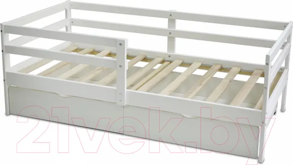 Изображение товара Кровать-тахта детская СКВ 80x160 / 672001 (белый)