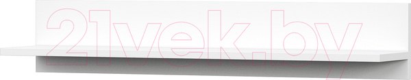 Полка NN мебель Токио (белый текстурный)