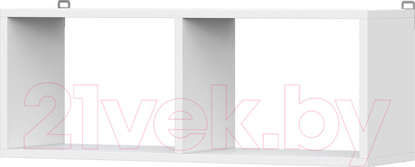 Изображение товара Полка NN мебель Токио книжная (белый текстурный)