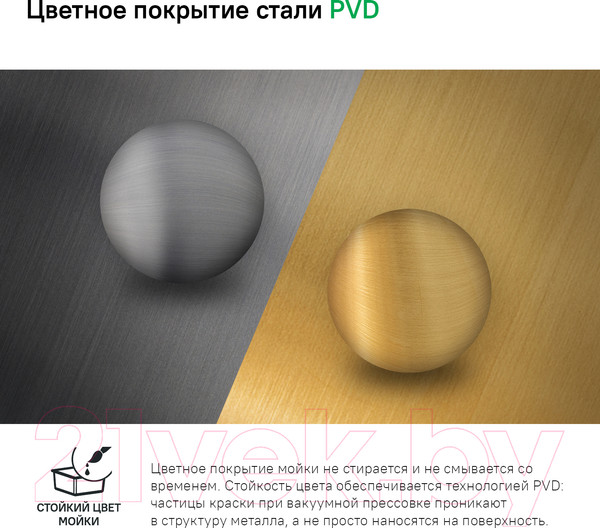 Изображение товара Мойка кухонная IDDIS Edifice EDI44G0i77