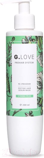 Изображение товара Маска для волос G.Love Peptide Hair Serum-Mask Strong Peas (200мл)
